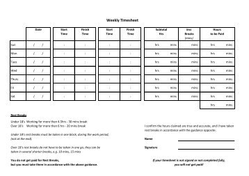 Weekly-Timesheet by Kent Payroll Bureau