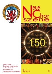 NeueChorszene 21 - Ausgabe 2/2014