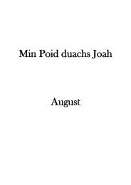 Min Poid duachs Joah - August