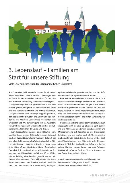 2014 Oktober / Lebenshilfe Freising / Tausendfüßler-Magazin