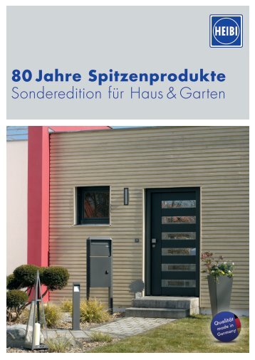 80 Jahre Spitzenprodukte Sonderedition für Haus & Garten