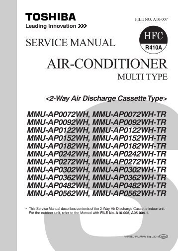 2-Way Air Discharge Cassette Type