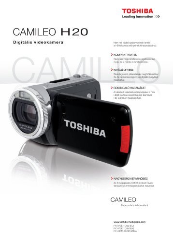 DigitÃ¡lis videokamera - Toshiba
