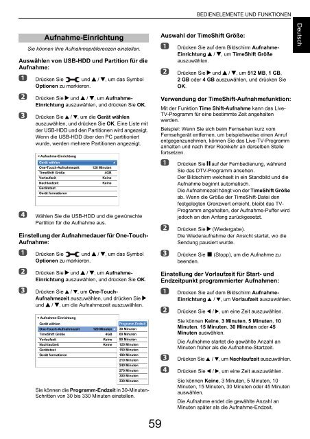 BENUTZERHANDBUCH - Toshiba-OM.net