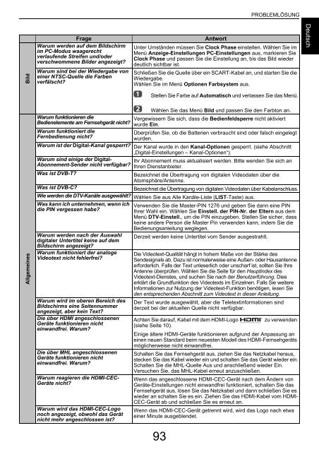 BENUTZERHANDBUCH - Toshiba-OM.net