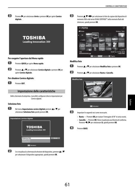 Serie VL86* Digital - Toshiba-OM.net