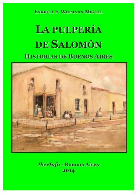 LA PULPERÍA DE SALOMÓN-Enrique F. Widmann-Miguel