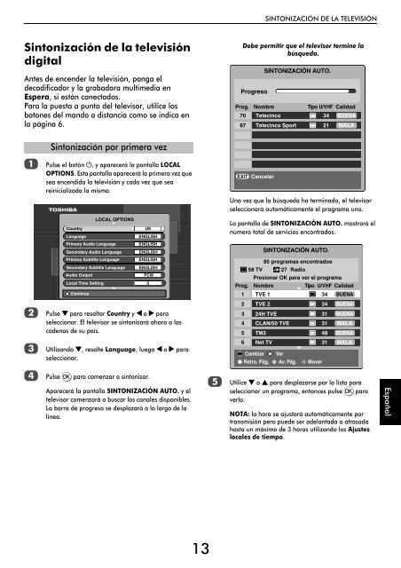 XV55* DIGITAL Series - Toshiba-OM.net