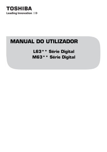 MANUAL DO UTILIZADOR - Toshiba-OM.net