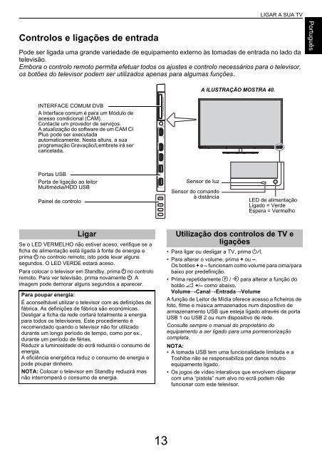 MANUAL DO UTILIZADOR - Toshiba-OM.net