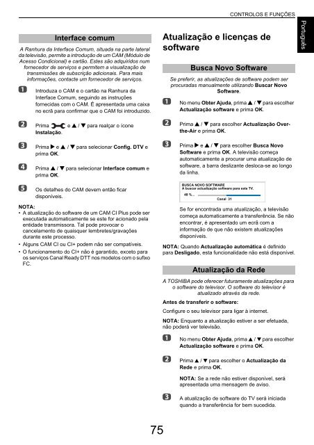 MANUAL DO UTILIZADOR - Toshiba-OM.net