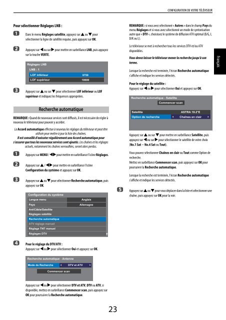 TL9*8 Numérique Séries TL969 Numérique ... - Toshiba-OM.net