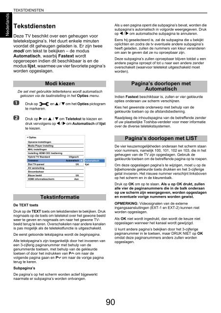 GEBRUIKERSHANDLEIDING - Toshiba-OM.net