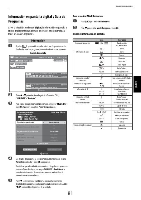 WL86* Digital Series YL86* Digital Series YL87 ... - Toshiba-OM.net