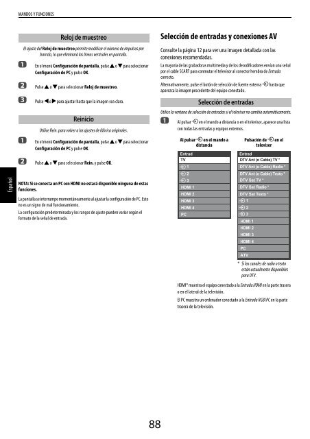 WL86* Digital Series YL86* Digital Series YL87 ... - Toshiba-OM.net