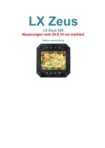 LX Zeus 528 Bedienungsanleitung