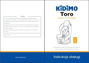 Kidimo Toro Instrukcja.pdf - Topmarket.pl