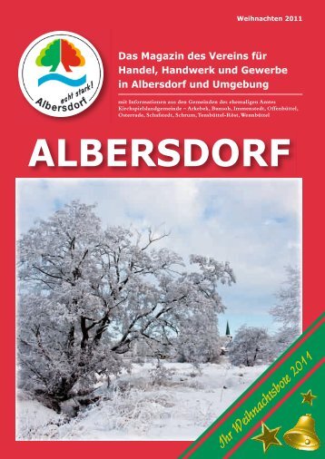 Ihr Weihnachtsbote 2011 - Gewerbeverein Albersdorf