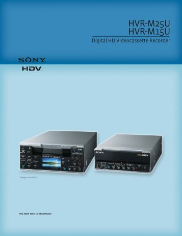 HVR-M25U HVR-M15U - total-av.com