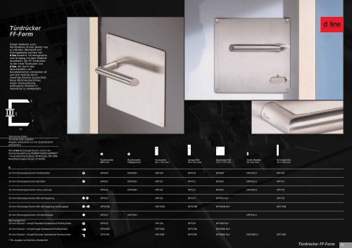 BroschÃ¼ren - d line BeschlÃ¤ge Farbkatalog - Total Solution