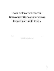 Code of Practice for the Deployment of Communications ...