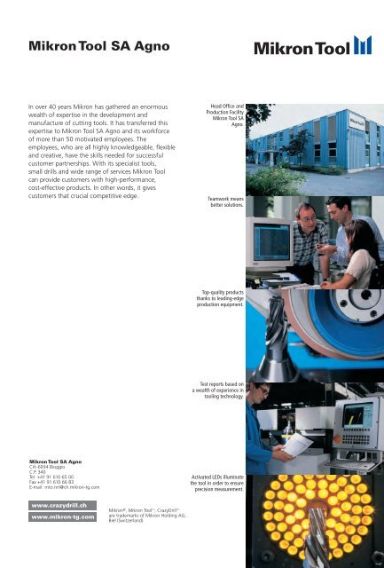 Mikron Full Catalogue - Floyd Automatic Tooling Ltd