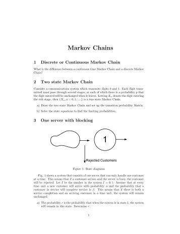 Markov Chains