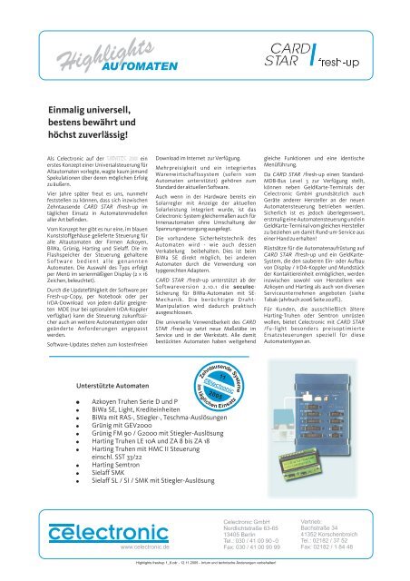 Download - CARD STAR Automaten-Systeme