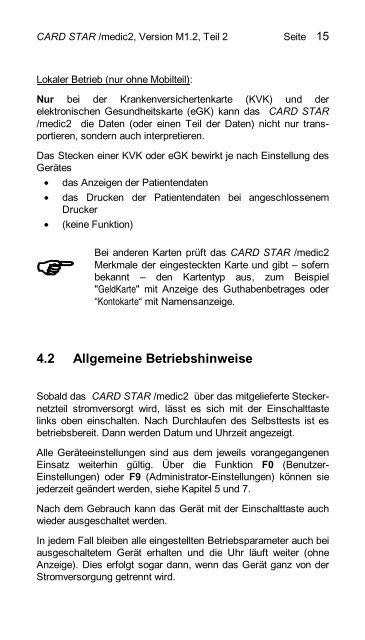 Download - CCV Celectronic CARD STAR
