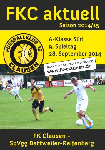 FKC Aktuell - 09. Spieltag - Saison 2014/2015