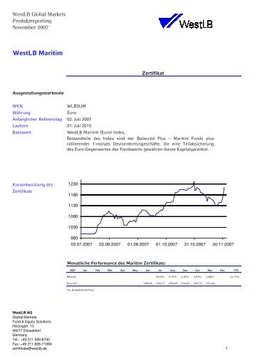 Maritim Performance Report German 03122007 - Komrowski Global