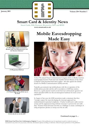 Mobile Eavesdropping Made Easy - Smart Card News