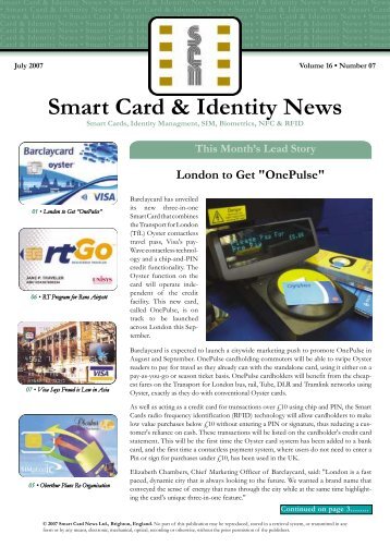 Smart Card Identity News - Smart Card News