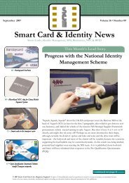 Smart Card & Identity News - Smart Card News