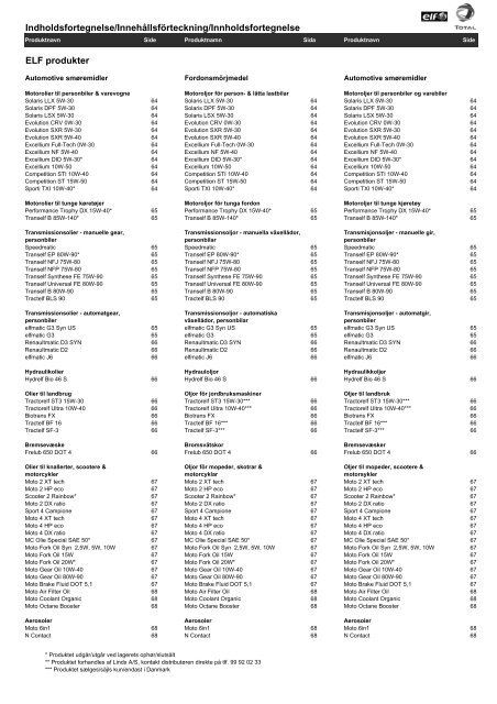 Productcatalogue Scandinavia_300709 - total denmark a/s