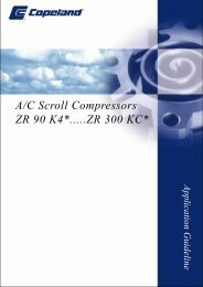 A/C Scroll Compressors ZR 90 K4*.....ZR 300 KC*