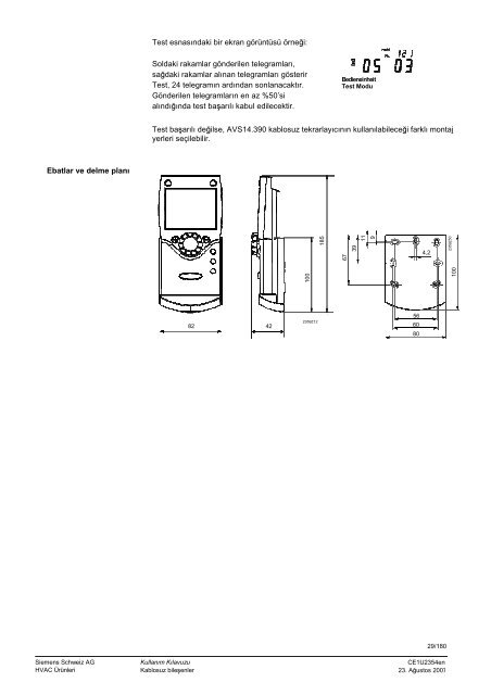 RVS43-63 Kullanim Kilavuzu