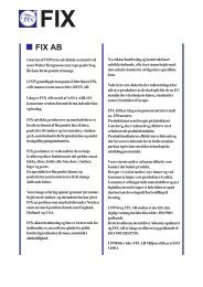 FIX A/S FIX AB - BilligSikring.dk