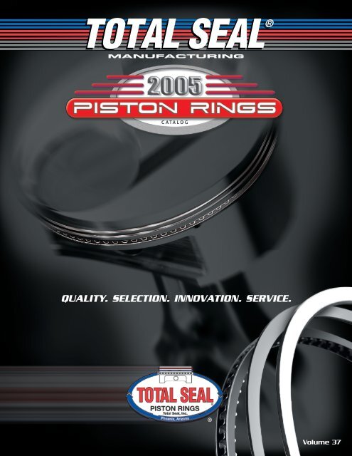 Total Seal Piston Ring Set CR9090 5/64 5/64 3/16 4.000 Bore PRE FIT 