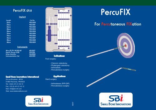 PercuFIX us.qxp - Small Bone Innovations