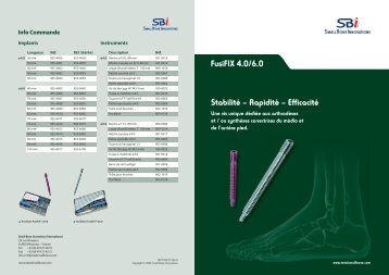 StabilitÃ© â RapiditÃ© â EfficacitÃ© FusiFIX 4.0/6.0 - Small Bone ...