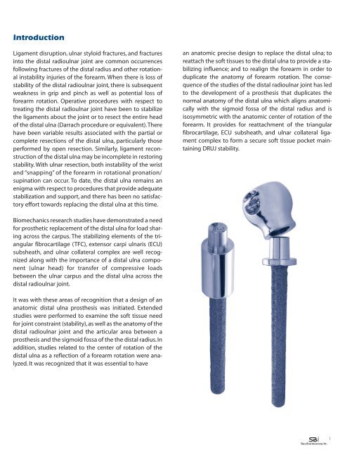 Download the uHead Surgical Technique - Small Bone Innovations