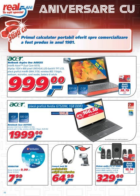 Catalog REAL,- Electrocasnice valabil 18 oct - 1 nov ... - TotulRedus.ro