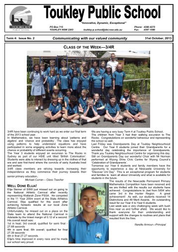 TERM 4 Issue 2 - Toukley Public School