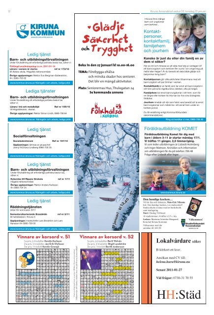 Kiruna Annonsblad vecka 02, torsdag 13 januari sidan 1