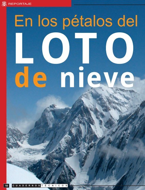 EN LOS PÃTALOS DEL LOTO DE NIEVE - Senderoxtrem