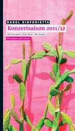 SaisonPro_Inhalt_bs Saison Pro 1011_12 - Basel Sinfonietta