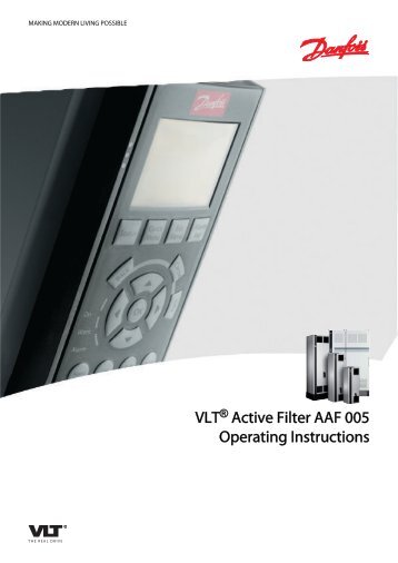 VLT Active Filter AAF 005 Operating Instructions - Danfoss