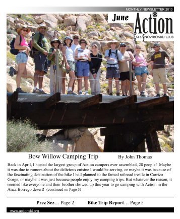 June 2010 Newsletter - Action Ski and Snowboard Club