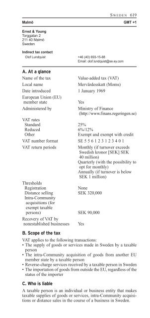 The 2012 worldwide VAT, GST and sales tax guide